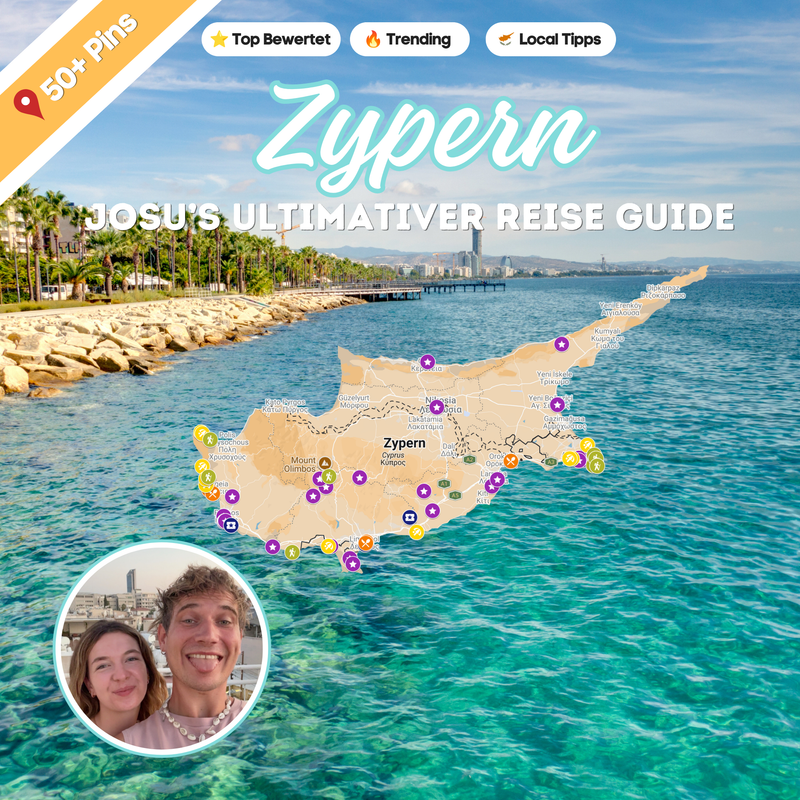 Kostenloser Zypern Reiseguide mit Google Maps Pins