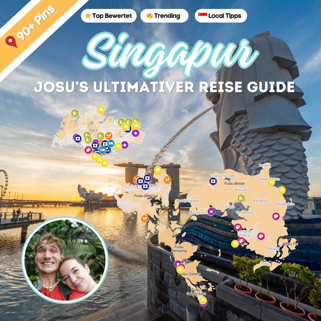 Singapur Reiseguide mit 90+ Maps Pins