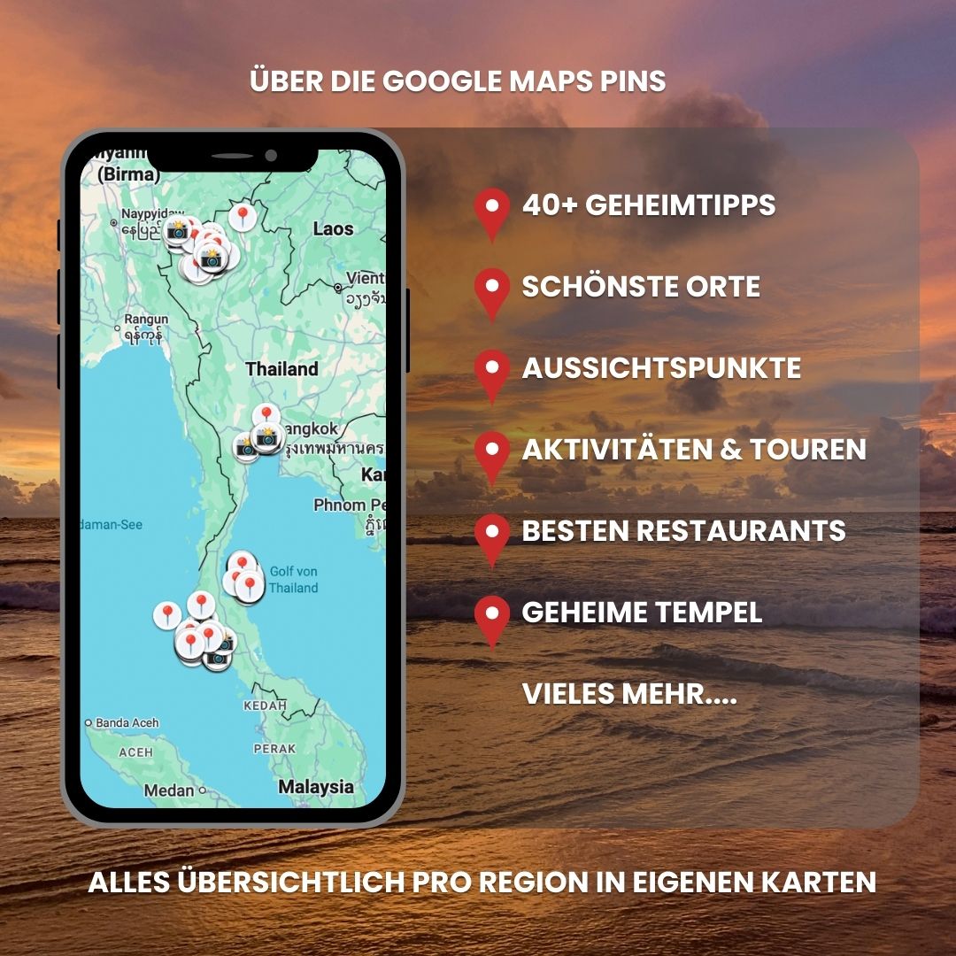 3er-Bundle Koh Samui, Koh Phangan & Koh Tao Reise-Guide als E-Book inkl. Reise-Map