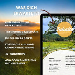 Übersicht des Travel4love Thailand-Guides